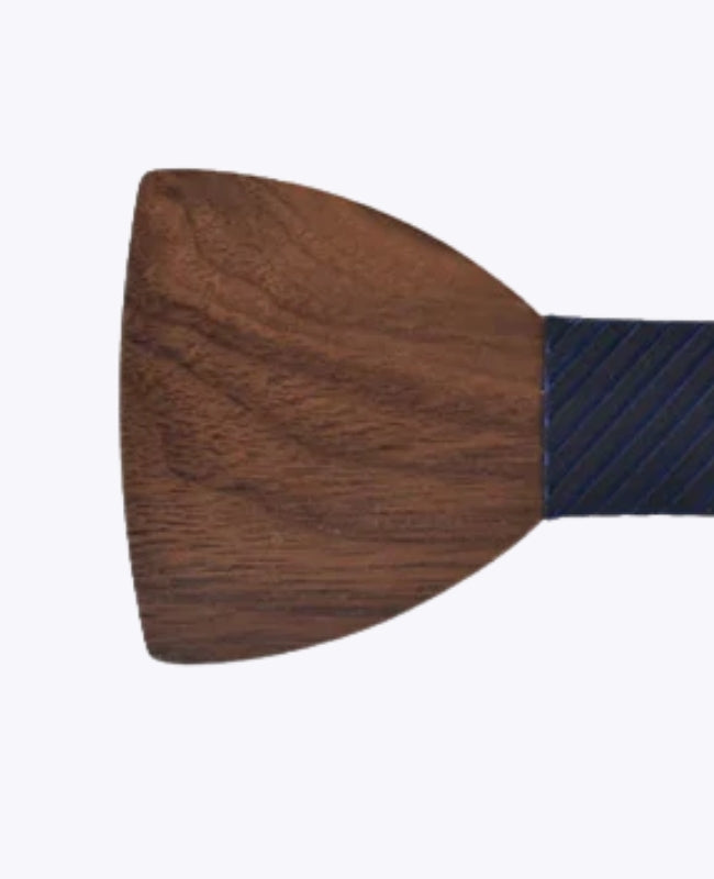 Papillon Blu Uomo in Legno «Ambroise»