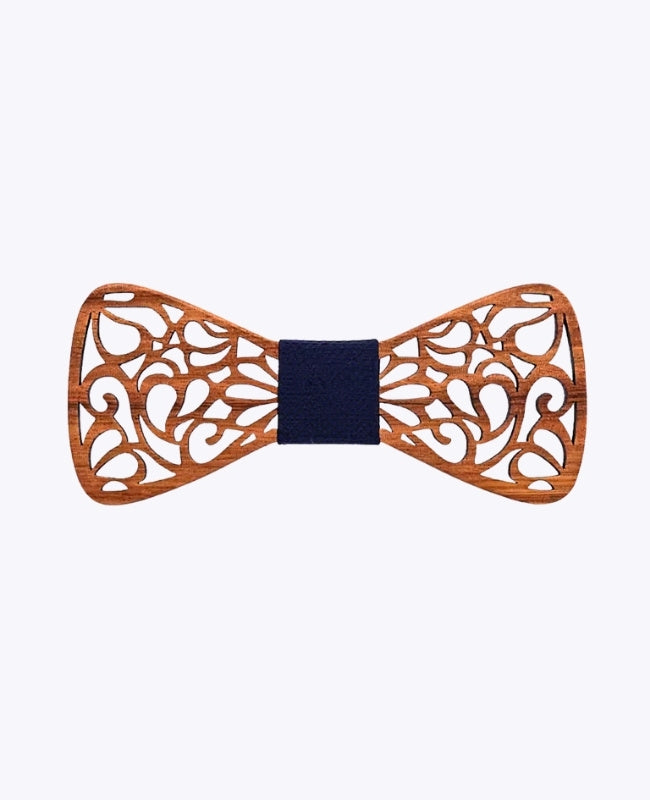 Papillon Blu Uomo in Legno «Hercule»