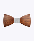 Noeud Papillon Gris Homme en Bois «Arsène»