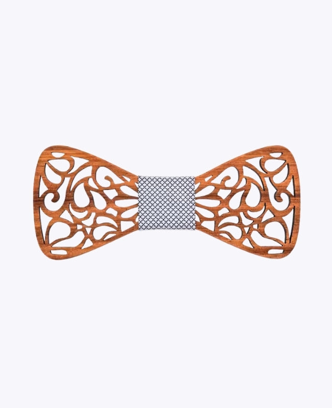 Papillon Grigio Uomo in Legno «Hercule»