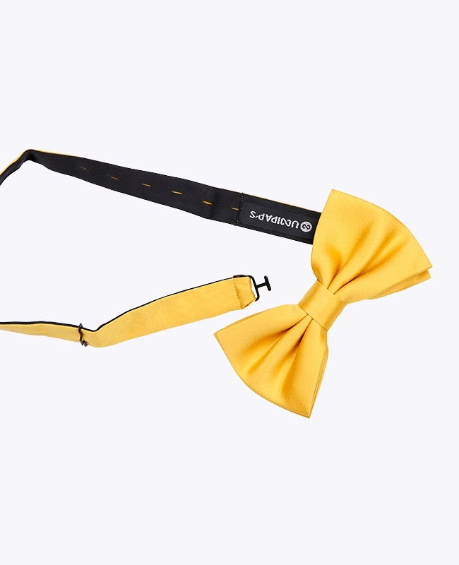 Papillon Giallo n°1 Uomo in Poliestere «Anatole»