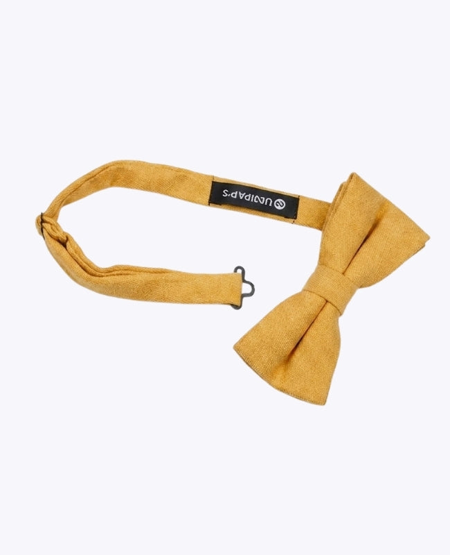 Papillon Giallo n°1 Uomo in Effetto Velluto «Simon»