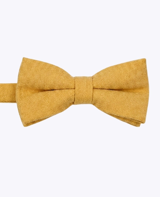 Papillon Giallo n°1 Uomo in Effetto Velluto «Simon»