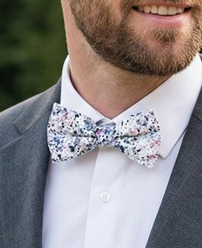 Papillon Liberty Bianco n°1 Uomo in Cotone «Charles»