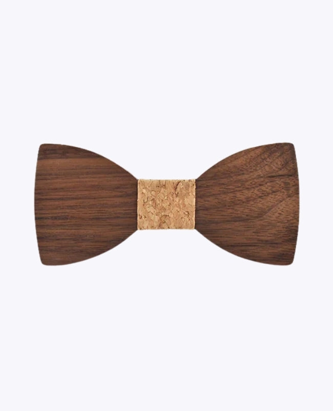Noeud Papillon Liège Homme en Bois «Ambroise»