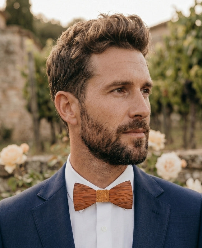 Papillon Sughero Uomo in Legno «Arsène»