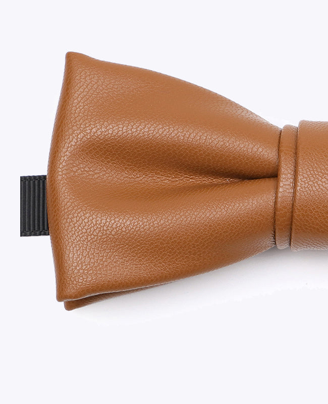 Papillon Marrone Camel Uomo in Pelle «Achille»