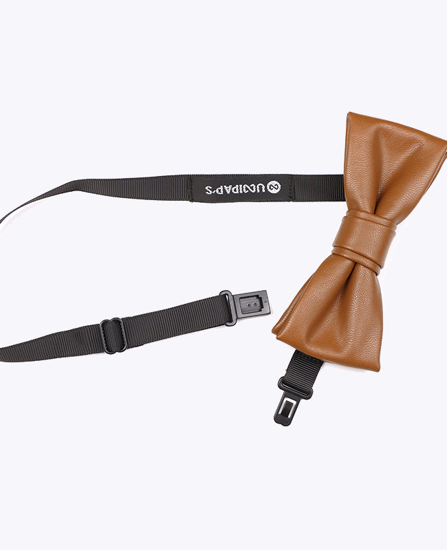 Papillon Marrone Camel Uomo in Pelle «Achille»