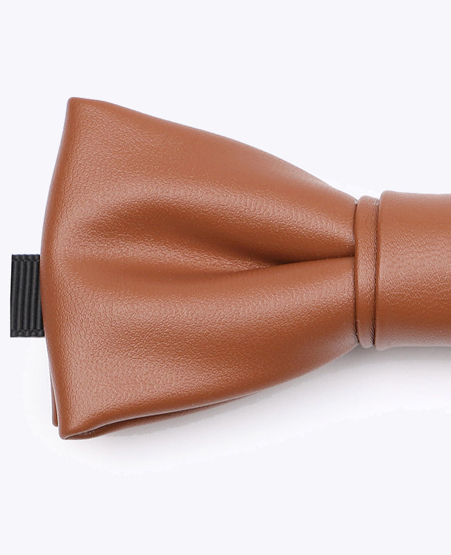 Papillon Marrone Uomo in Pelle «Achille»