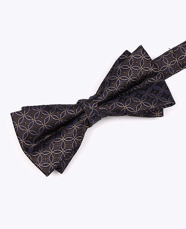 Papillon Marrone n°3 Fantasia Uomo in Poliestere «Edmond»