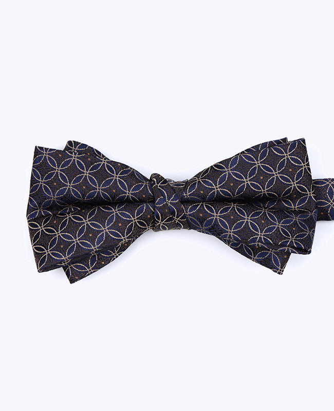 Papillon Marrone n°3 Fantasia Uomo in Poliestere «Edmond»