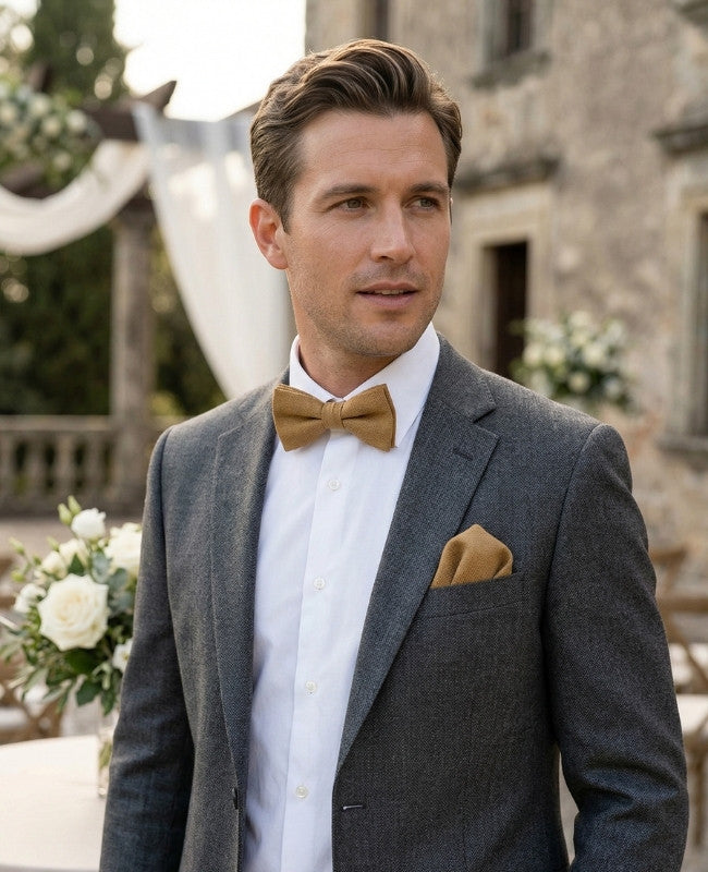 Papillon Marrone Uomo in Cotone «Edgard»