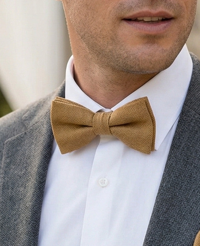 Papillon Marrone Uomo in Cotone «Edgard»