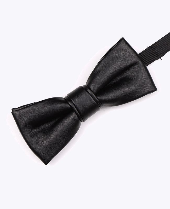Papillon Nero Uomo in Pelle «Achille»