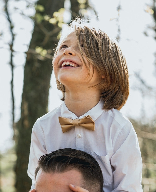 Papillon Oro n°2 Bambini in Poliestere «Jules»