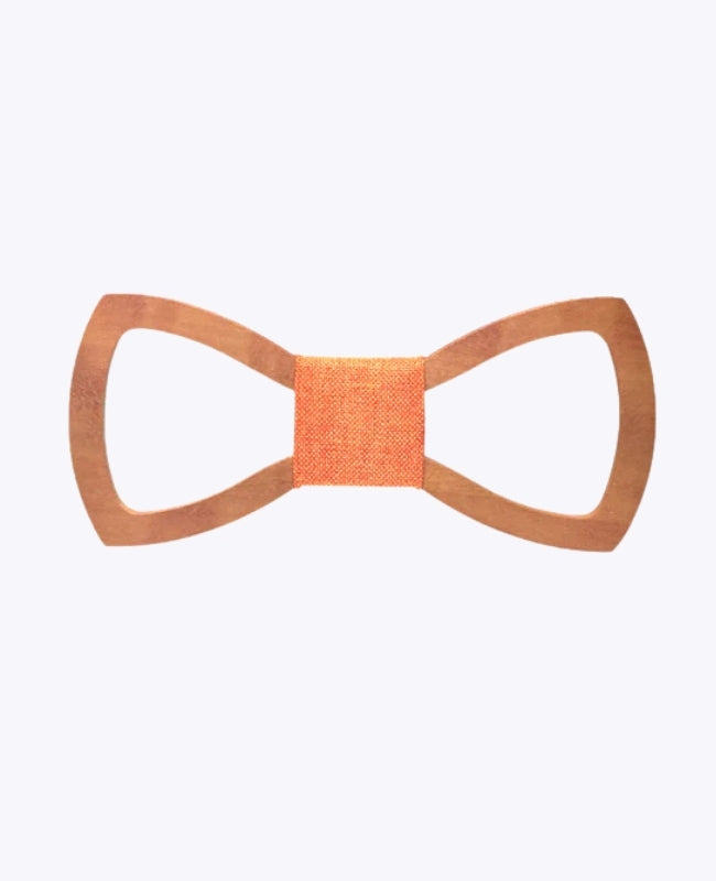 Papillon Arancione Uomo in Legno «Émile»