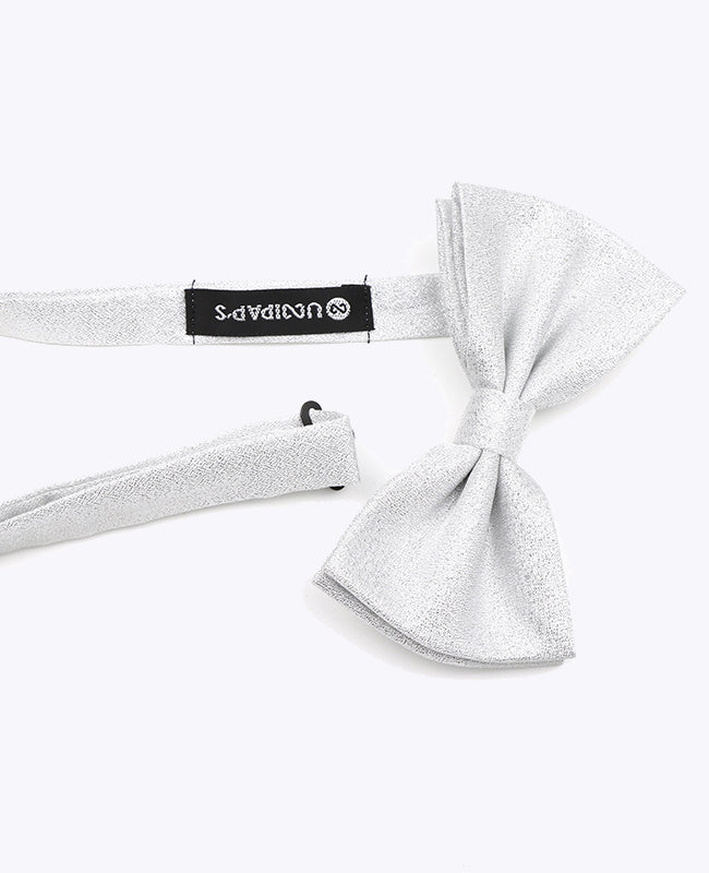 Papillon con Paillette Argento n°1 Uomo in Poliestere | Isidore - Unipap's