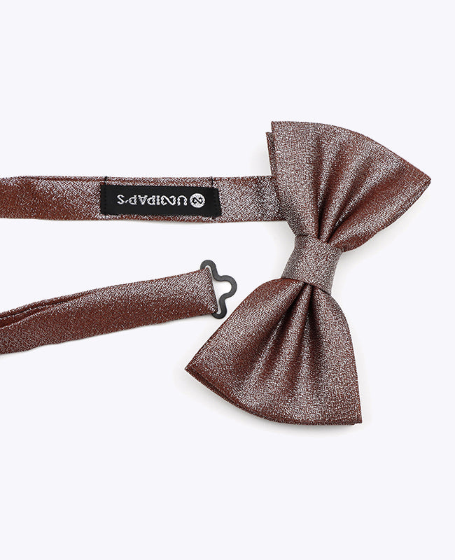 Papillon con Paillettes Marrone n°1 Uomo in Poliestere | Isidore - Unipap's