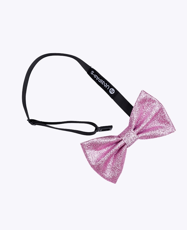 Papillon Con Paillettes Rosa n°3 Uomo in Poliestere «Olive»