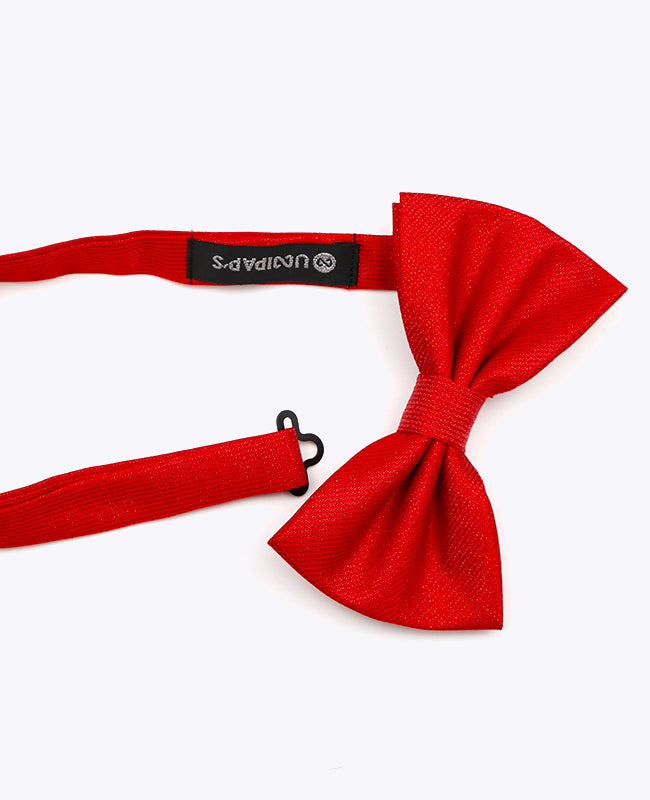 Papillon con Paillette Rosso n°1 Uomo in Poliestere | Léonard - Unipap's