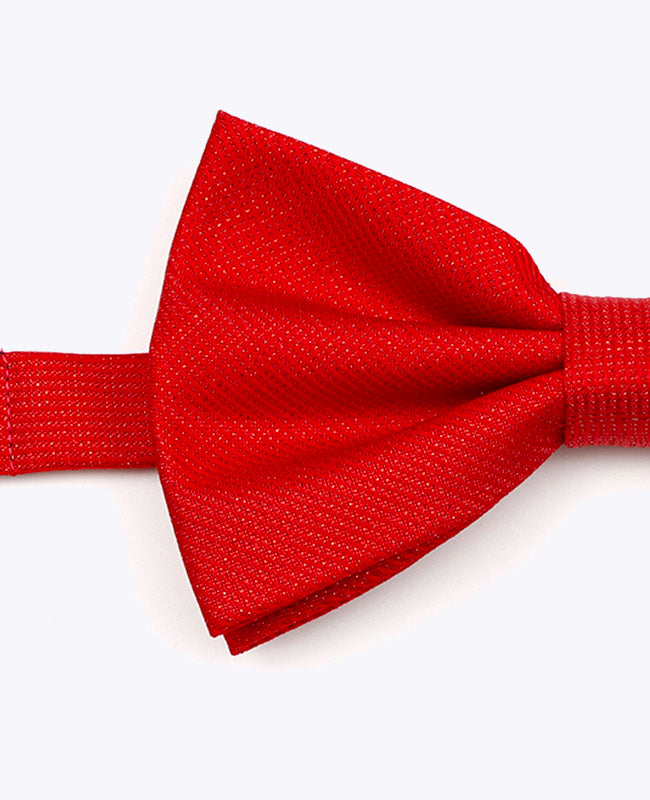Papillon con Paillette Rosso n°1 Uomo in Poliestere | Léonard - Unipap's