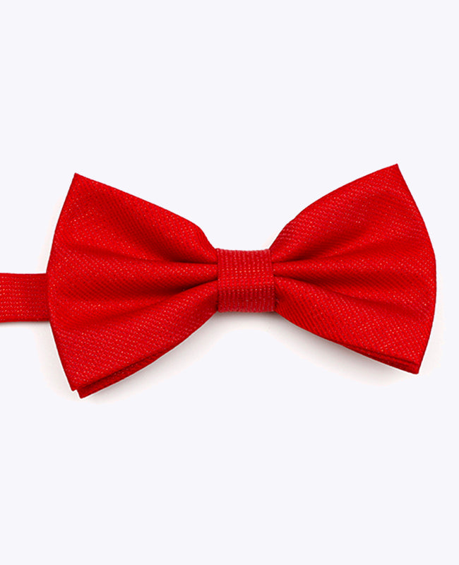 Papillon con Paillette Rosso n°1 Uomo in Poliestere | Léonard - Unipap's
