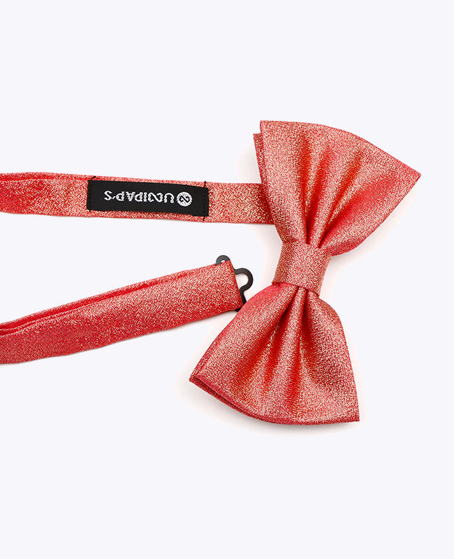 Papillon con Paillette Rosso n°2 Uomo in Poliestere | Isidore - Unipap's