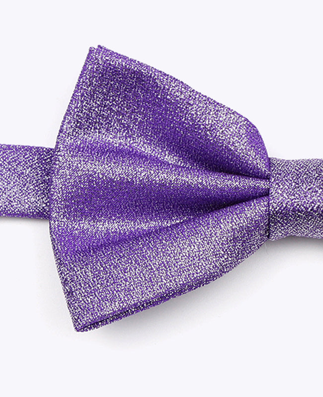 Papillon con Paillettes Viola n°2 Uomo in Poliestere | Isidore - Unipap's