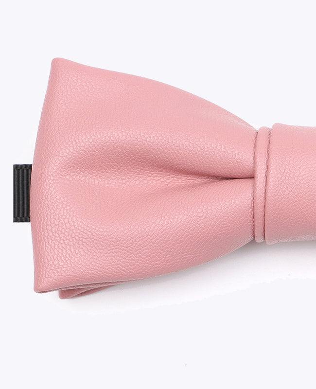 Papillon Rosa Cipria Uomo in Pelle «Achille»