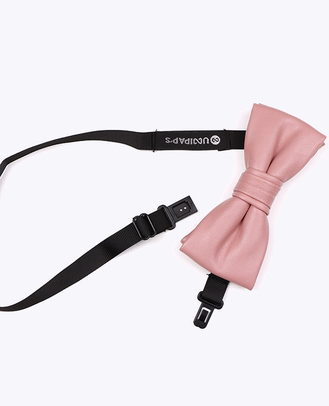 Papillon Rosa Cipria Uomo in Pelle «Achille»