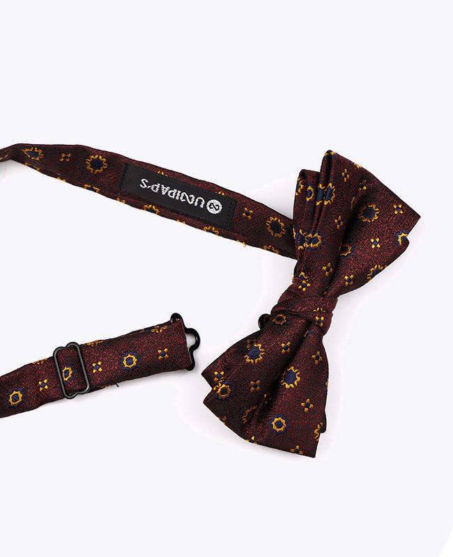 Papillon Rosso n°1 Fantasia Uomo in Poliestere «Edmond»