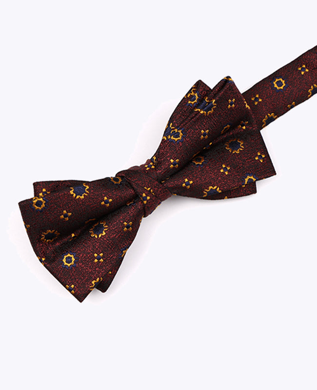 Papillon Rosso n°1 Fantasia Uomo in Poliestere «Edmond»