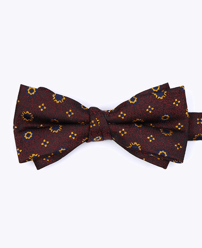 Papillon Rosso n°1 Fantasia Uomo in Poliestere «Edmond»