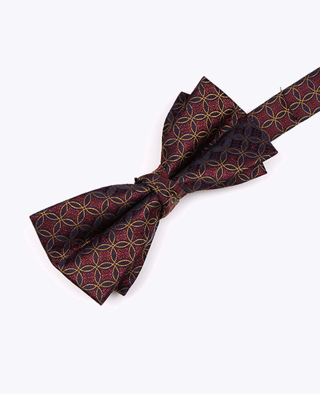 Papillon Rosso n°3 Fantasia Uomo in Poliestere «Edmond»