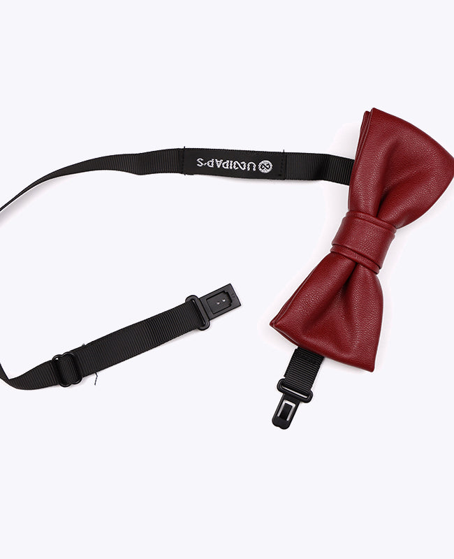 Papillon Rosso Uomo in Pelle «Achille»