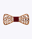 Papillon Rosso Uomo in Legno «Hercule»