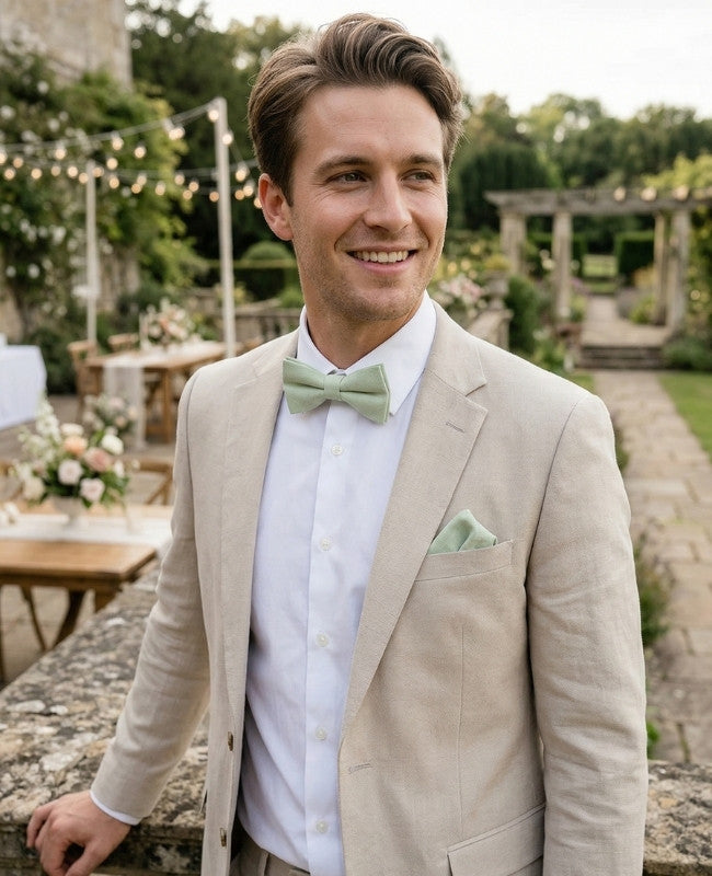 Papillon Verde n°1 Uomo in Cotone «Oscar»