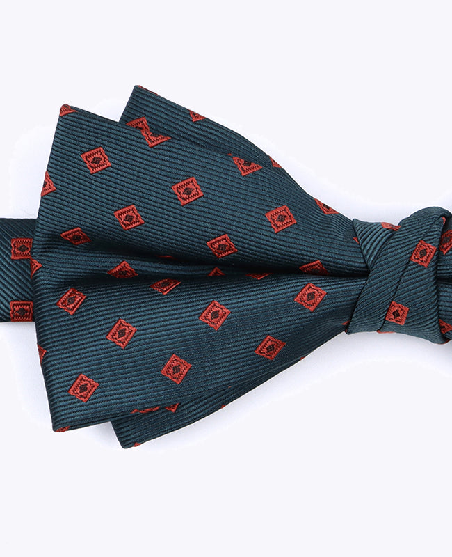 Papillon Verde Fantasia Uomo in Poliestere «Edmond»