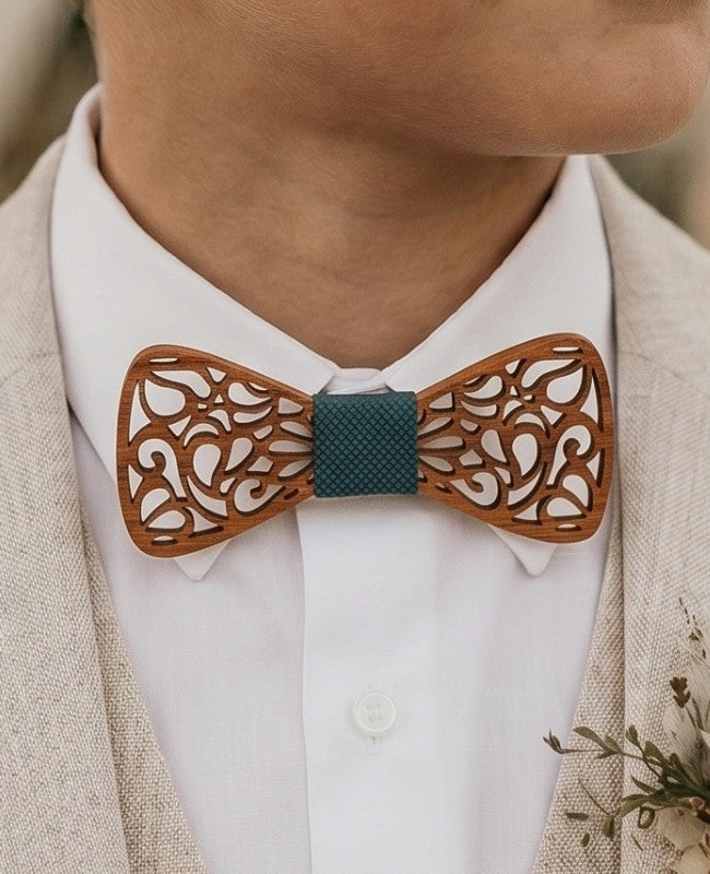 Papillon Verde Bambini in Legno «Hercule»