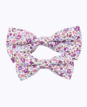 Papillon Liberty Viola Padre & Figlio in Cotone «Gaspard»