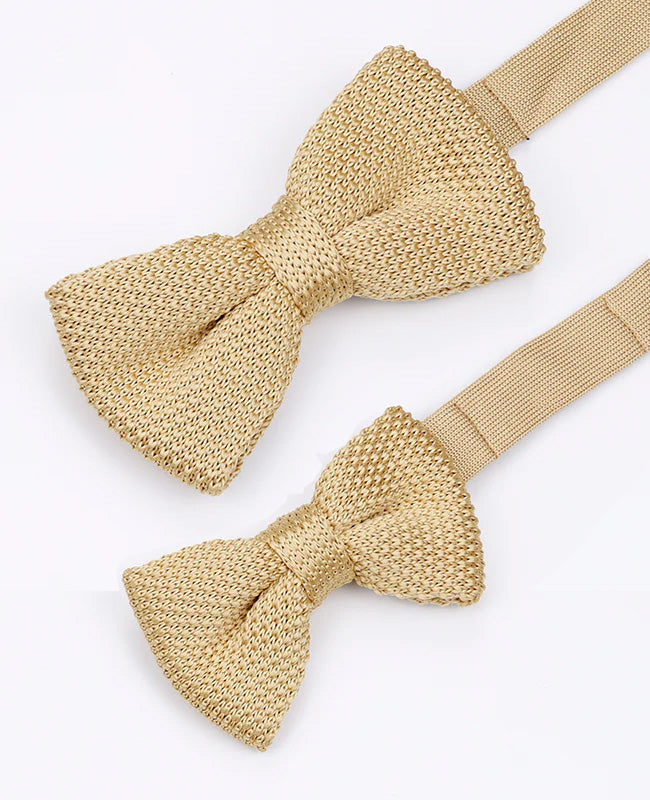 Papillon Oro Padre & Figlio in Maglia «Léon»