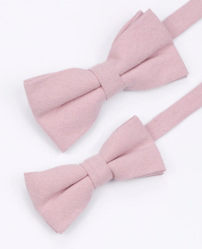 Papillon Rosa n°3 Padre & Figlio in Cotone «Edgard»