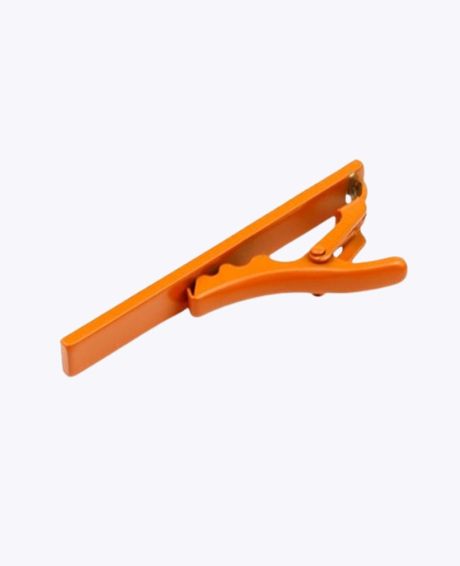 Fermacravatta Arancione in Metallo