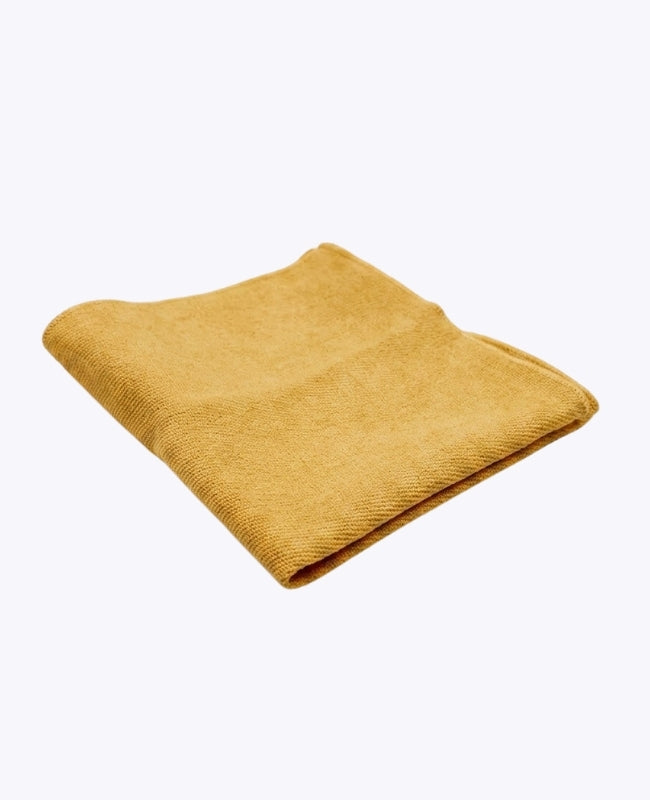 Fazzoletto da taschino Giallo n°1 in Effetto Velluto «Simon»