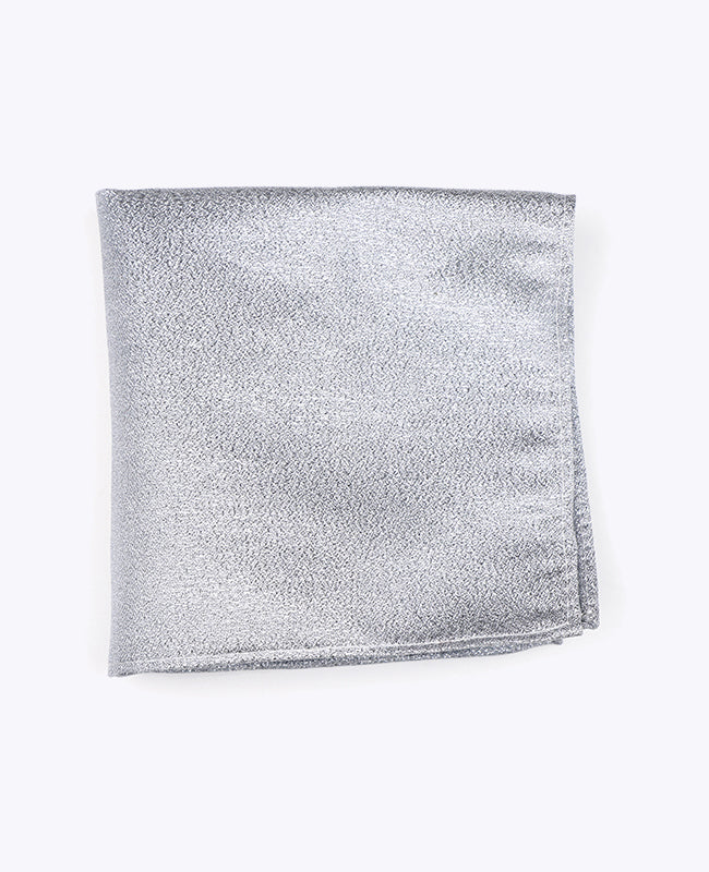 Fazzoletto da taschino con Paillette Argento n°2 in Poliestere | Armand - Unipap's