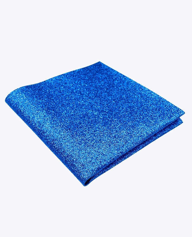 Fazzoletto da taschino Con Paillettes Blu n°1 in Poliestere «Olive»