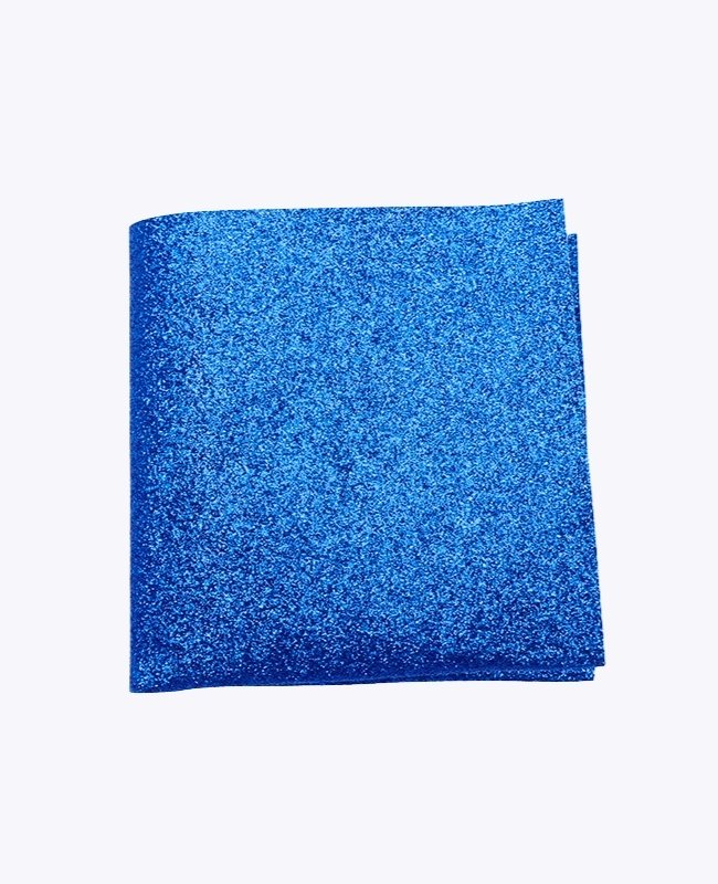 Fazzoletto da taschino Con Paillettes Blu n°1 in Poliestere «Olive»