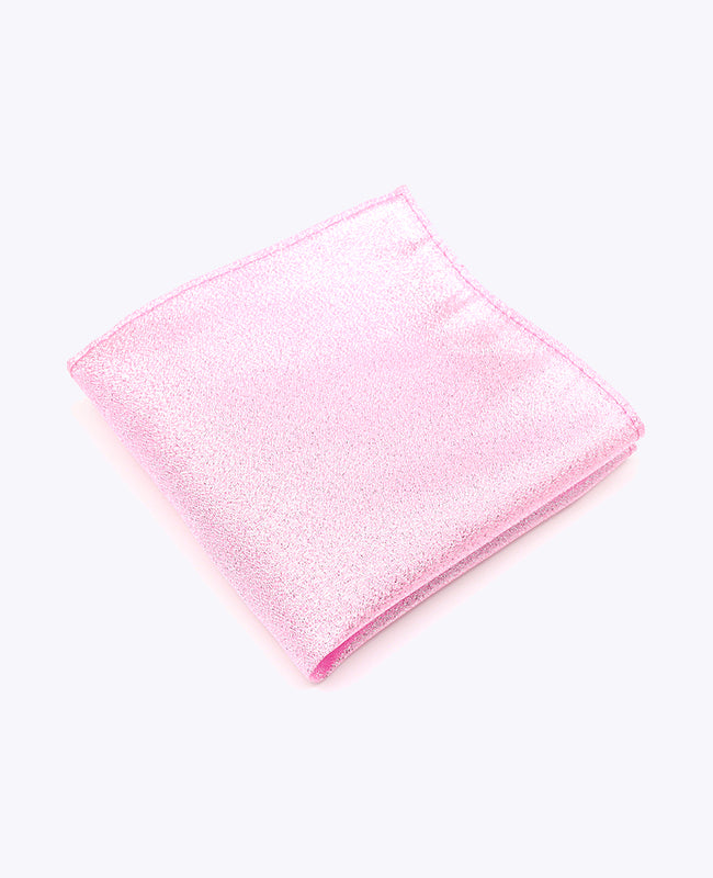 Fazzoletto da taschino con Paillettes Rosa n°1 in Poliestere | Isidore - Unipap's