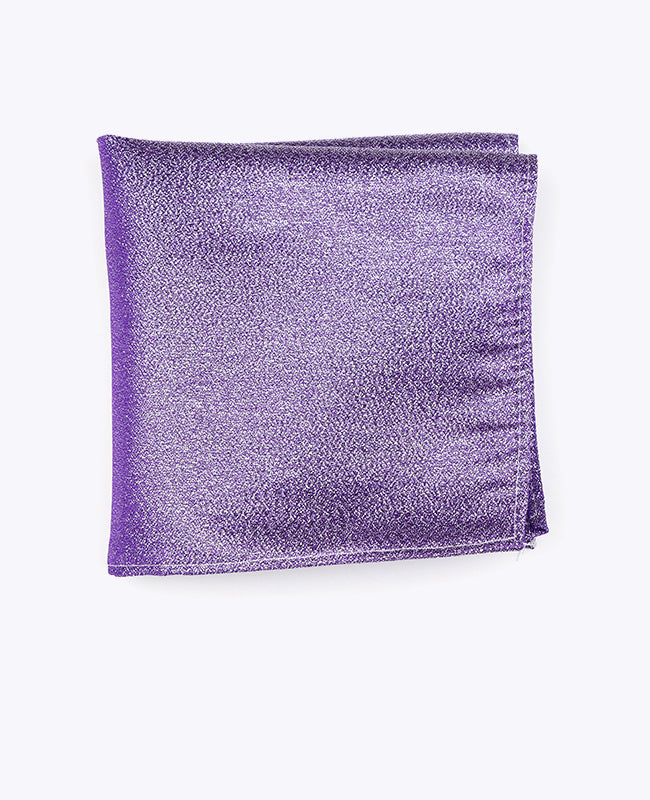 Fazzoletto da taschino con Paillette Viola n°2 in Poliestere | Isidore - Unipap's