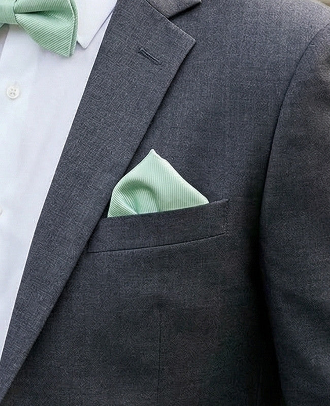 Fazzoletto da taschino Verde n°1 in Poliestere «Lucien»